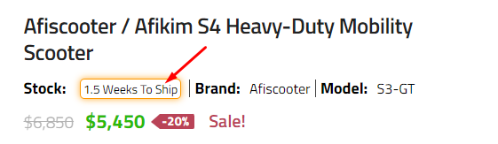 Aficooter Afikim S4 deal overview
