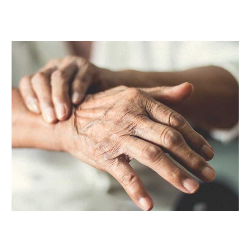 Illustration representing tremors and Parkinson's disease
