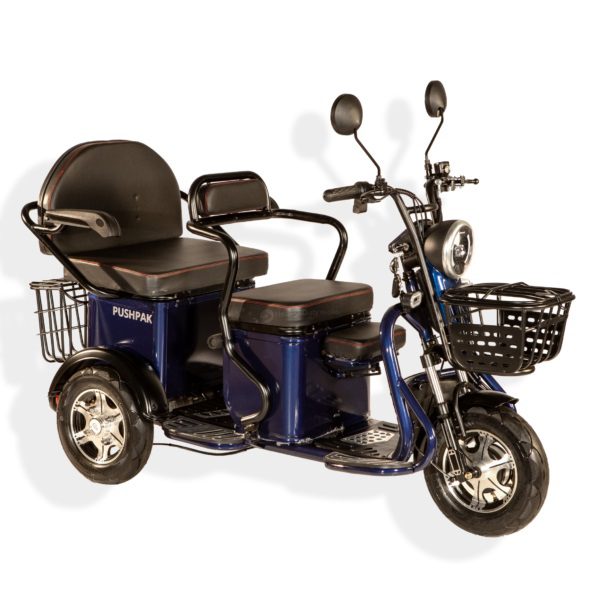 Pushpak 2000 Compact 2-Passenger Recreational Mobility Scooter 