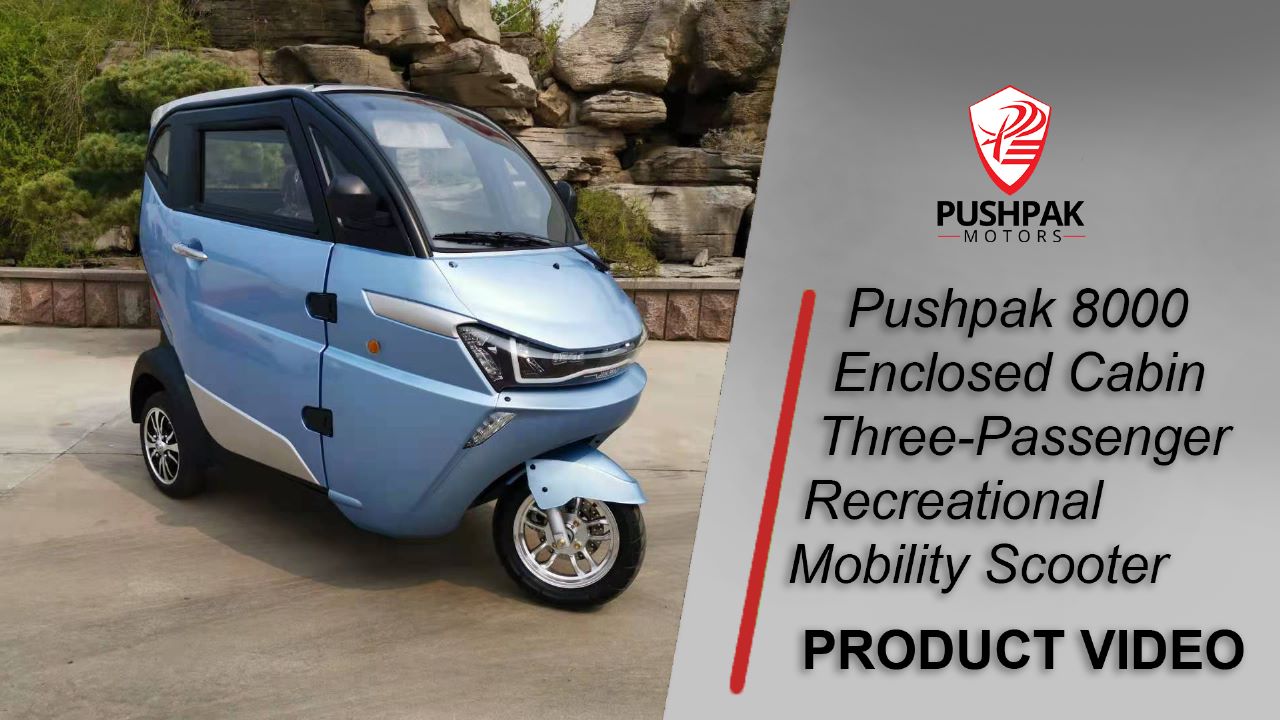 pushpal 8000 enclosed cabin three passenger