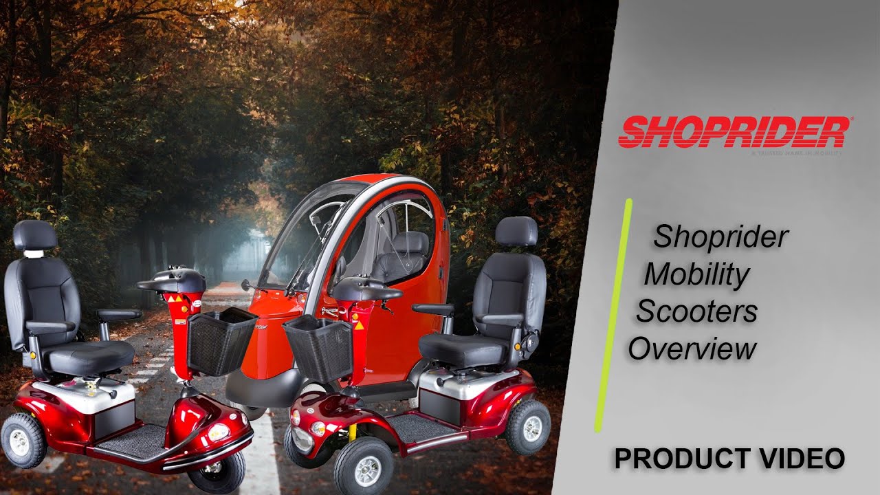 shoprider mobility scooters overview