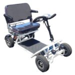 RMB E-Quad extra wide seat heavy duty mobility scooter in white
