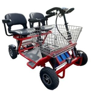RMB E-Quad XL Dual Seat Mobility Scooter with Jumbo Shopping Basket