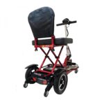 Back View of Enhance Mobility Triaxe Cruze Folding Mobility Scooter