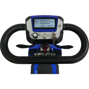 Handle View of Enhance Mobility Mojo Heavy Duty Auto-Folding Mobility Scooter