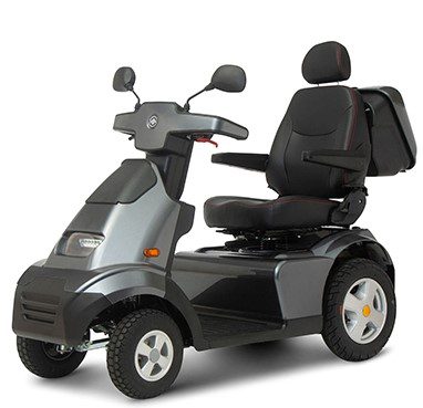 Afiscooter S4 mobility scooter semi side view