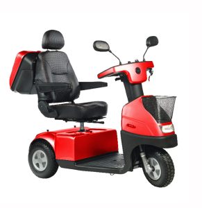Afiscooter C3 Red Front-Side View