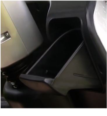 Close-up of Afiscooter cupholder
