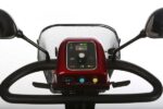 Merits Pioneer 4 red delta tiller close up
