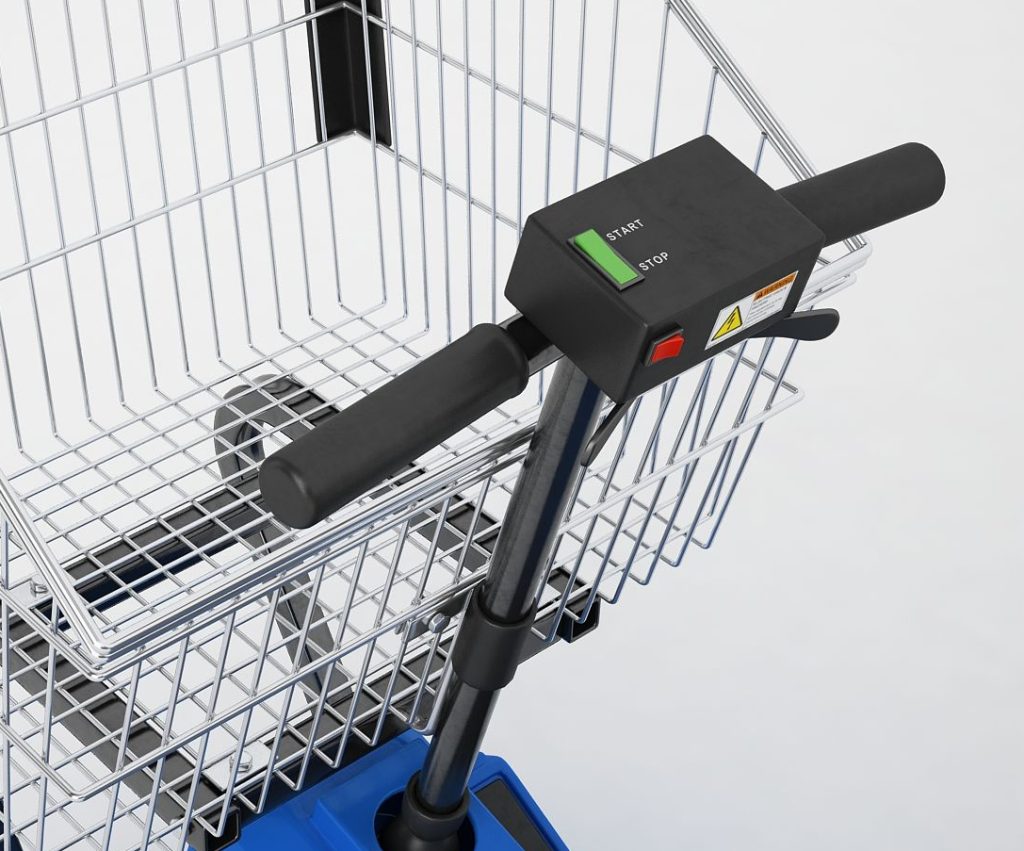 EZ Shopper 8000 controller and tiller