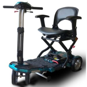 EVRiderTransportPlusFoldingScooterBlueSideView 1024x1024