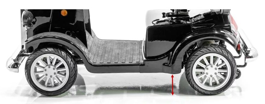 Gatsby Mobility Scooter 4 inch ground clearance for outdoor performance