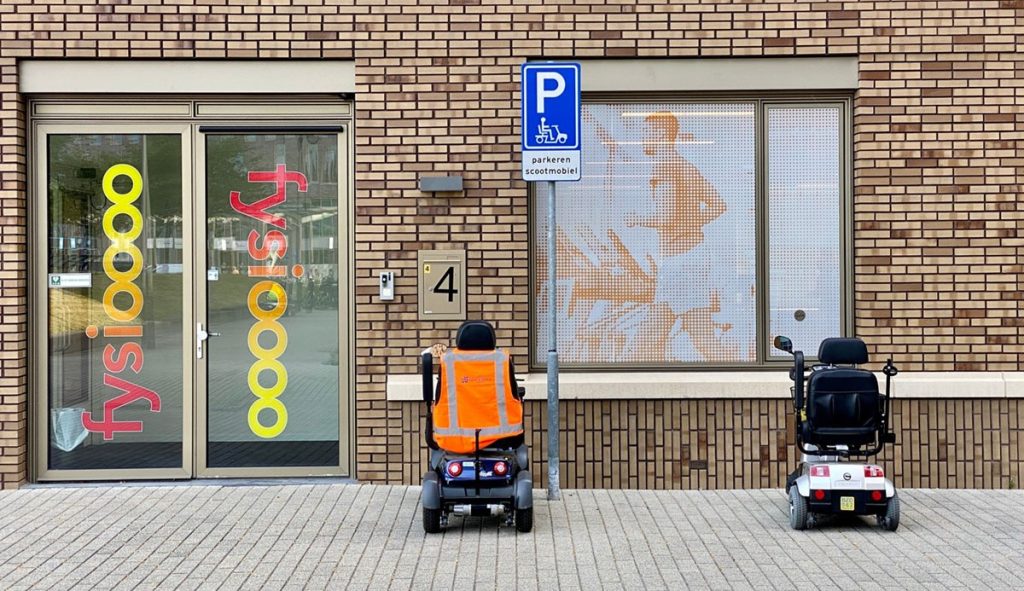 Mobility scooter being used outdoors in Tennessee