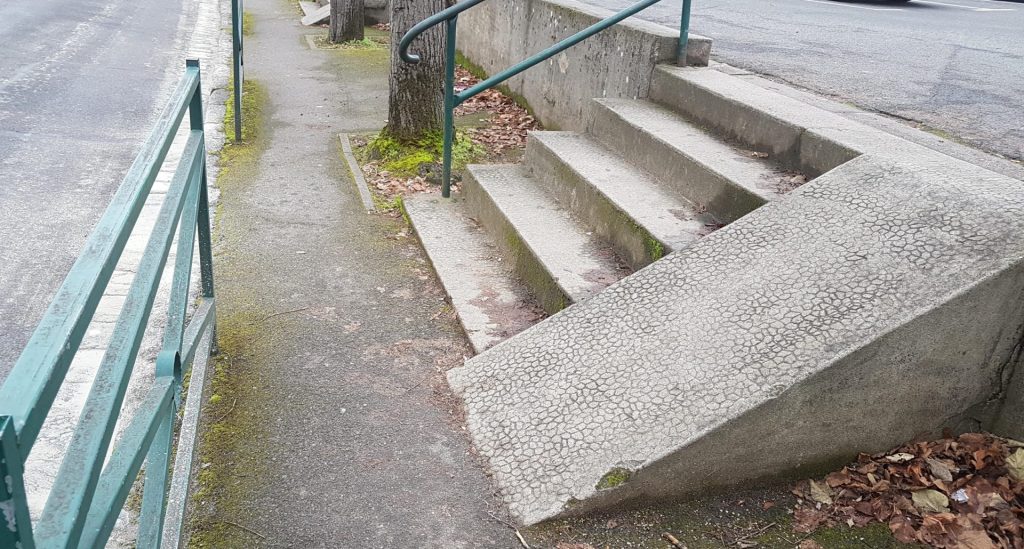 An accessibility ramp