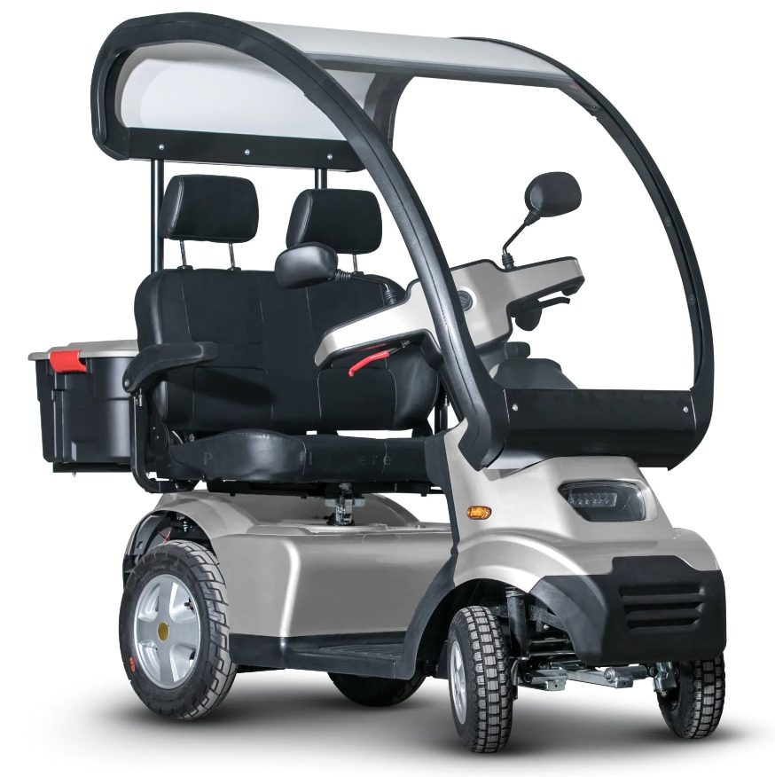 Afiscooter S4 Dual Seat with Roof Canopy