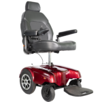 Merits Gemini P301 heavy duty power wheelchair with elevating seat