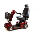 Left Quarter View of Shoprider Sunrunner 4 Mid-Size 4-Wheel Mobility Scooter - 888B-4