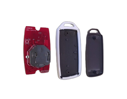 Separating the two halves of the EV Rider TeQno key fob casing