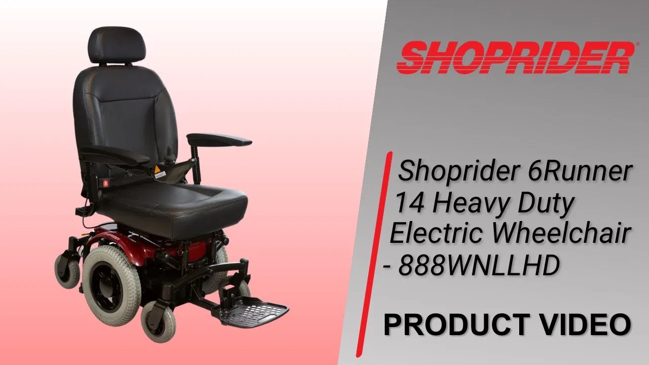 Shoprider 6Runner 14 Heavy Duty Electric Wheechair - 888WNLLHD