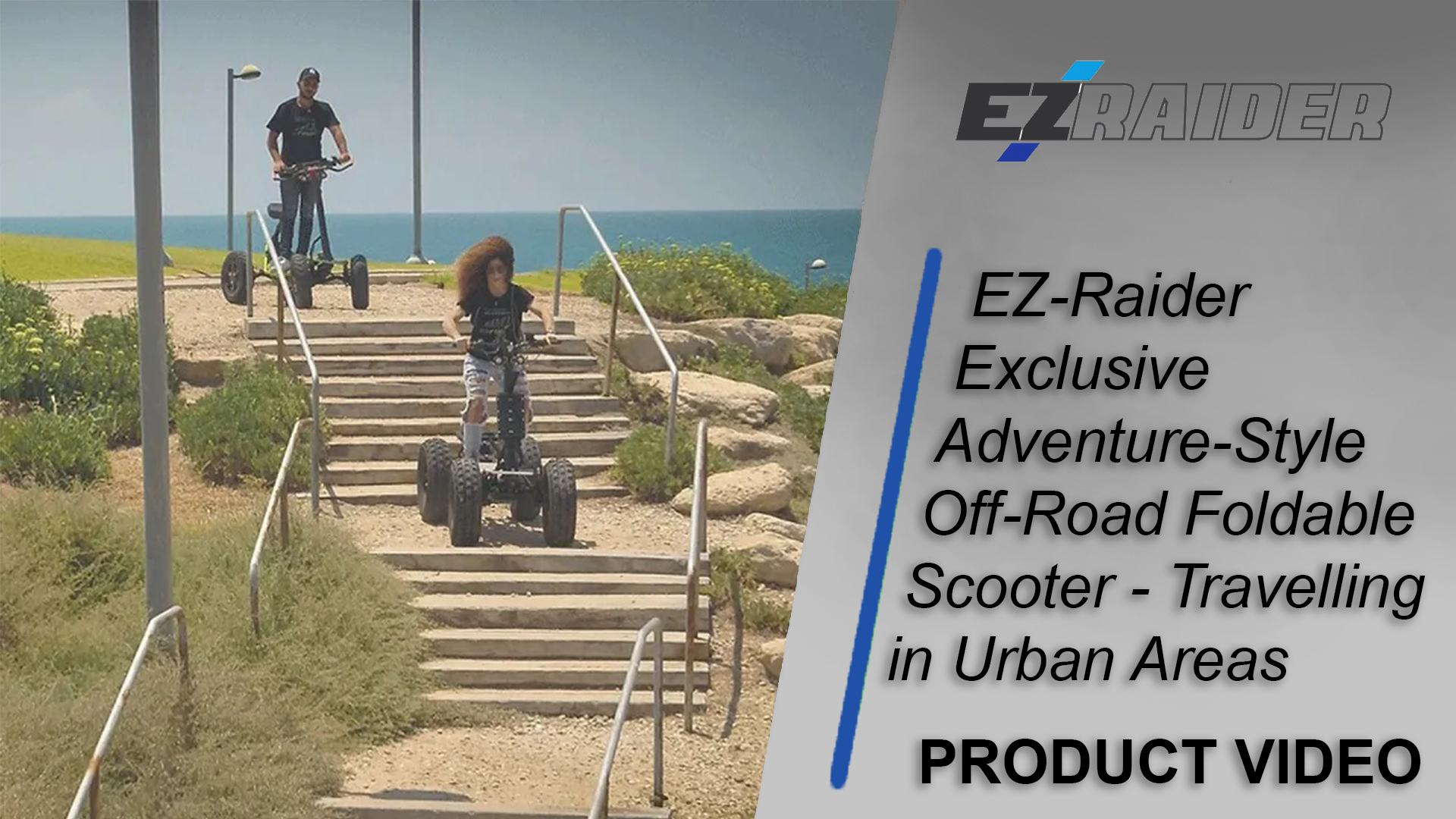 EZ-Raider LW Fully Off Road Foldable Scooter Youtube Video Thumbnail