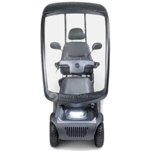 AfiScooter C4 Canopy Gray Color Standard Tyre Front View 300x300