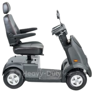 AfiScooter C4 Gray Color Standard Tyre Side View 300x300