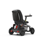 Robooter E60 All Terrain Smart Powerchair w/ Omni-Directional Wheels Back side view
