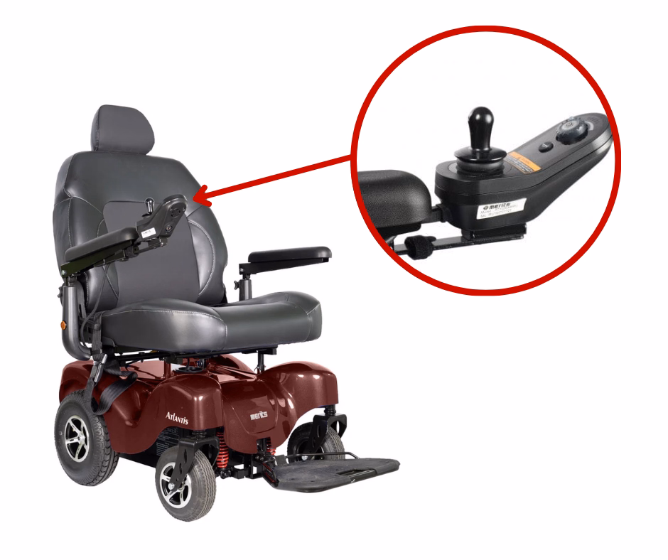 Merits Atlantis Bariatric Wheelchair Joystick