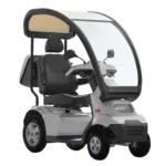 Silver Afiscooter S4 Mobility Scooter with Canopy