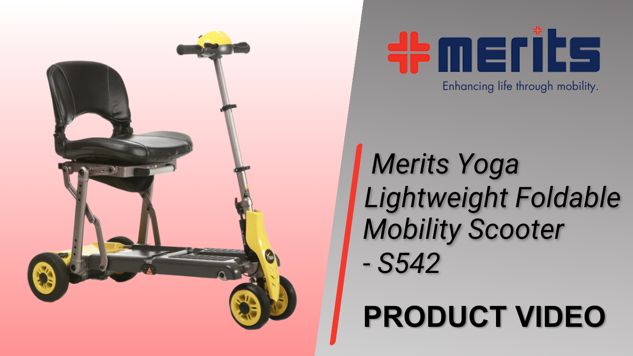 Merits Yoga Lightweight Foldable Mobility Scooter S542