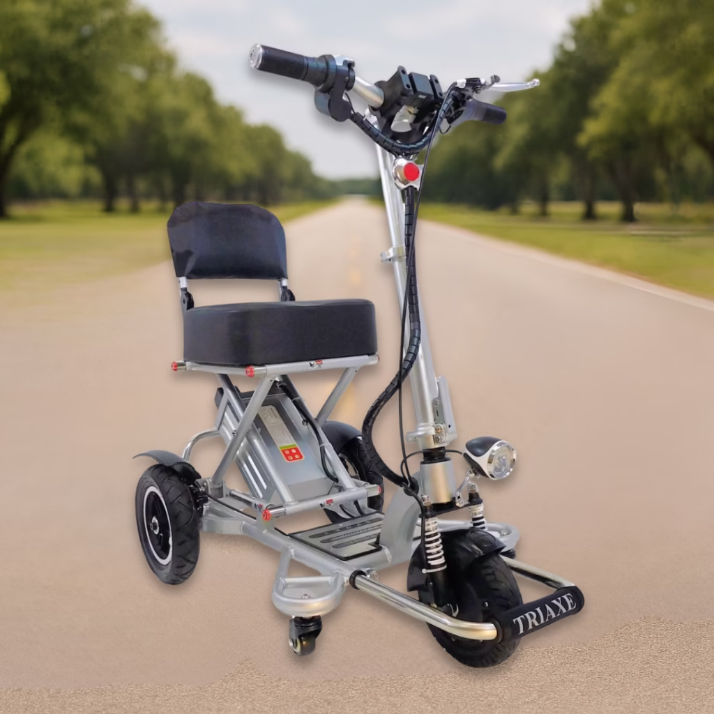 Enhance Mobility Triaxe Sport handlebar controls