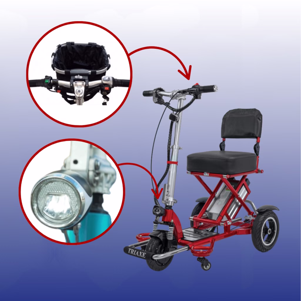Enhance Mobility Triaxe Sport safety features