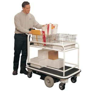 Pony Express 1031-SM01 Motorized Mailroom Cart