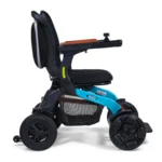Side view of the Golden Ally Pro GP304 showing the backrest, armrest controls, and front and rear wheels.