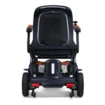 Rear view of the Golden Ally Pro GP304 showcasing the backrest, rear wheels, and LED tail light.