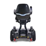 Rear view of ally sport gp305 showcasing carbon fiber back shell and rugged rear wheels for outdoor use