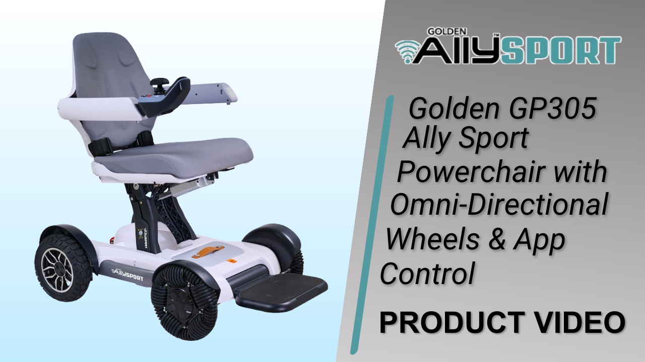 Golden Ally Sport GP305 Automatic Folding Electric Wheelchair