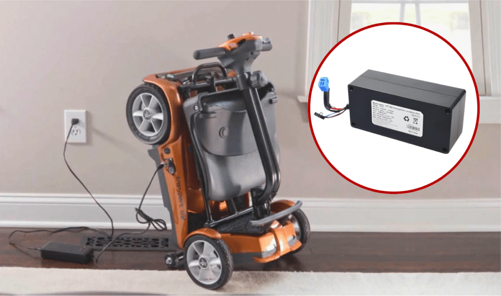 EV Rider Transport 4AF lithium battery