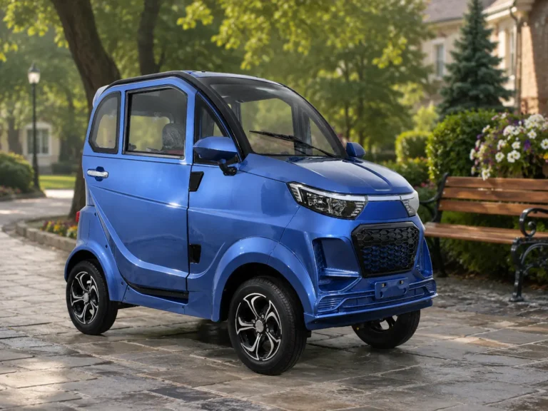 Enclosed and canopy mobility scooters