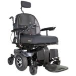 Merits Ultra HD P331 power wheelchair side profile