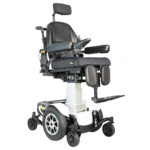 Merits Avid Ultra with optional 12 inch power elevating seat raised
