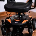 GoRide CRZ side profile with rear drive wheels and anti tip wheels