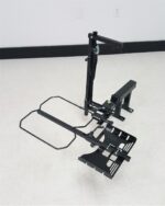 Top angle view of the Tilt N Tote Model 001 showing the large saddle and sliding front saddle