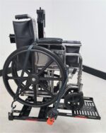 Electric Tilt n Tote platform tilted down for loading