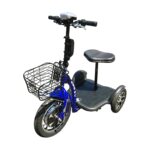 RMB Multi Point QR scooter with rear wire basket and folding lid