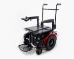 Shoprider XLR 14 rehab seating system detail with back cane tubing