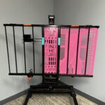 US218 Find The Cure pink platform option folded upright