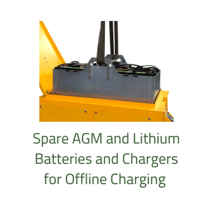 Pony Express Swappable Lithium Battery Pack for Electric Tuggers