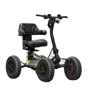 EZ-Raider off road machine fitted with a seat, backrest and armrests