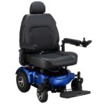 2026 Merits Atlantis P710 Power Wheelchair front right view blue